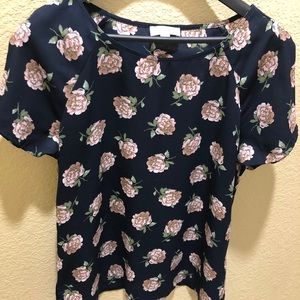 LOFT BEAUTIFUL FLORAL TOP
